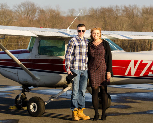 Brian and his proud mom Karen